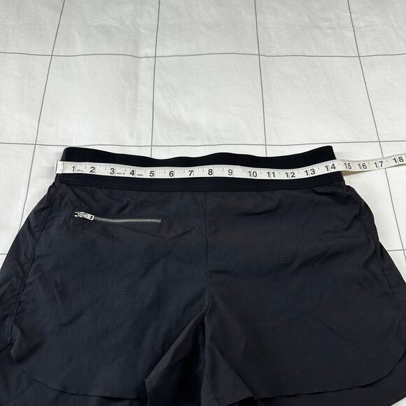 Athleta Shorts Womens 8 Black Mod Trekkie Zip Pocket Ripstop Pull On Athletic - Picture 7 of 11